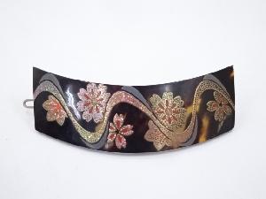 アンティーク着物 ] - 櫛・簪 永哉造 本鼈甲金銀蒔絵螺鈿細工髪留め
